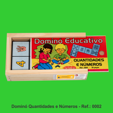 Dominó Educativo de Quantidades e Números